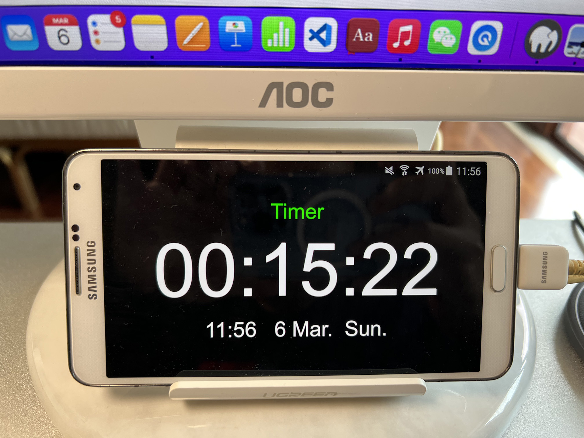 My Invented Desk Clock and Timer