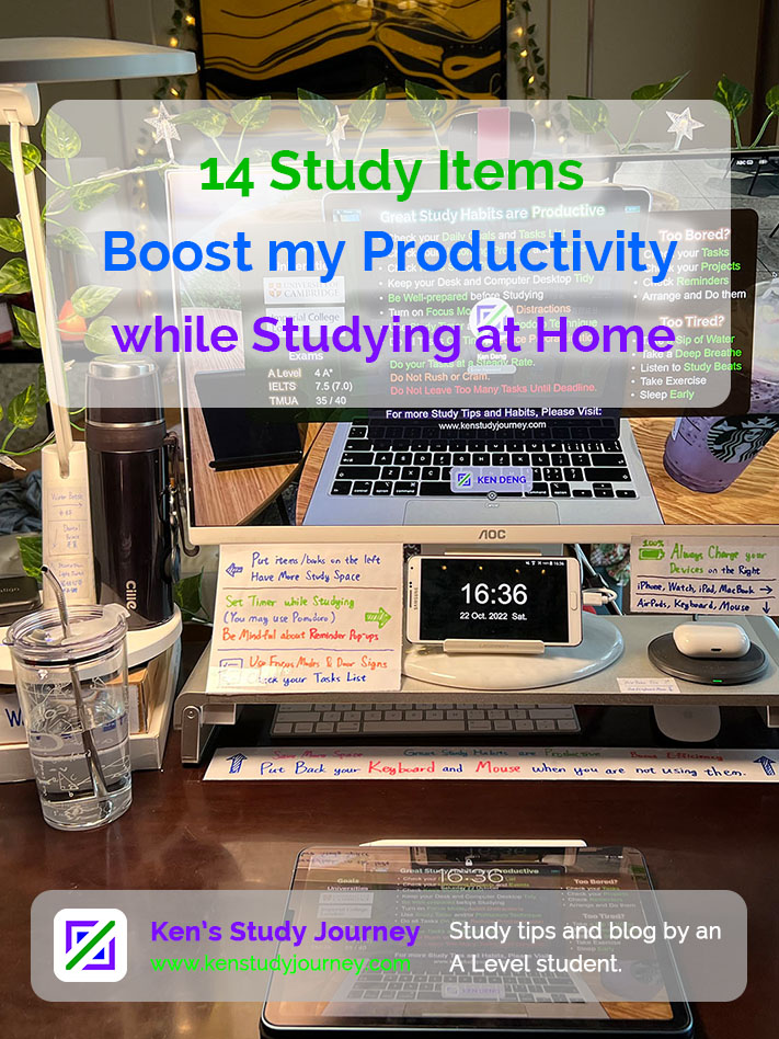 14 Items that Boosted my Productivity at Home (2022)