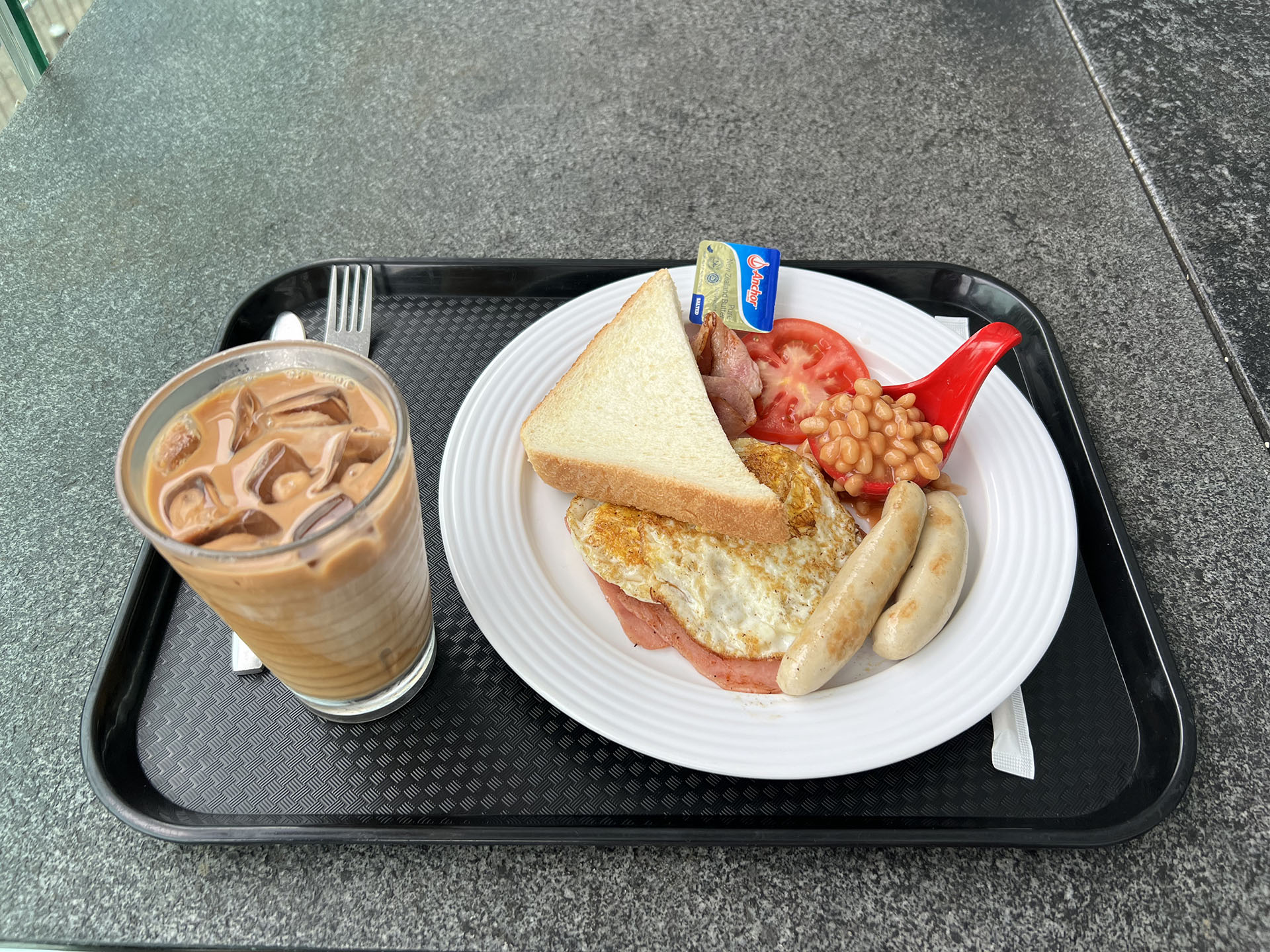 All-Day Breakfast at HKUST American Diner (with Bacon)